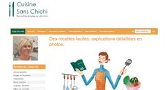 Desktop Screenshot of cuisinesanschichi.com